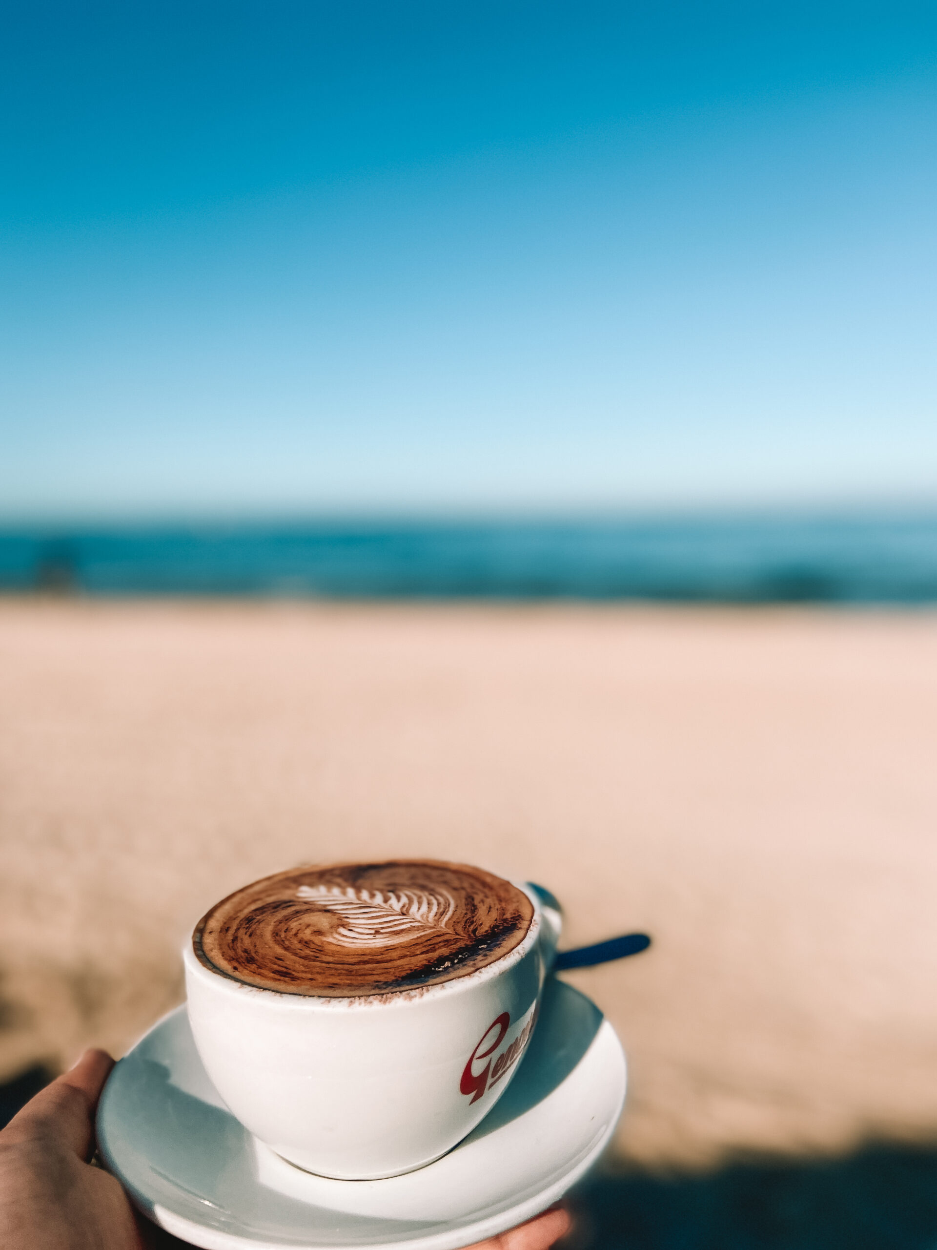 Coffee by the beach